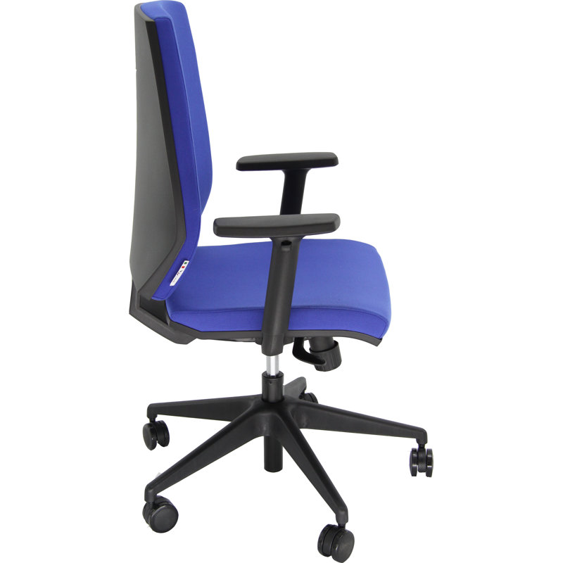Prospera Polyester Blend Office Chair, Blue