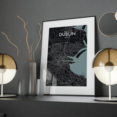 " Dublin Ireland City Map "