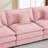 130.7" U-Shaped Modular Sectional Sofa with 2 Movable Ottomans, 4-Seater Chenille Cloud Couch Set for Living Room, DIY Combination with High-Resiliency Memory Foam & Spring System-1599235759