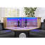 Canapé inclinable moderne en cuir synthétique avec rangement
