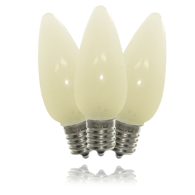 1,7 W, ampoule incandescente à intensité variable C9, (2600) E17 / intermédiaire