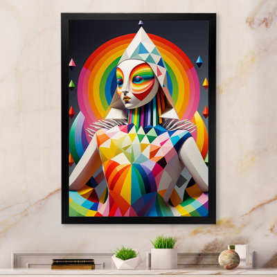 " Abstract Rainbow Portrait I "
