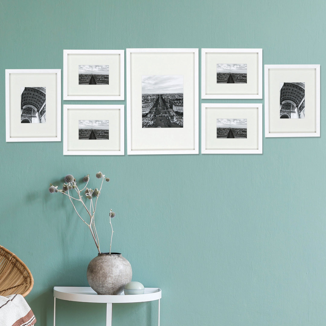 Senol Wood Matte Picture Frame with Mat Latitude Run®