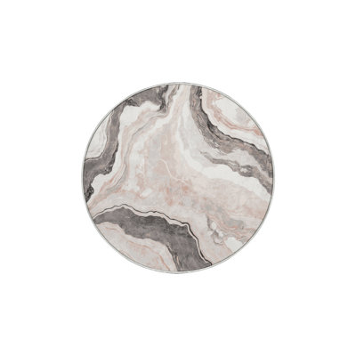 Machine Washable Beige Area Rug