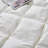 Lightweight White Goose Feather Fiber Comforter – Fluffy Hotel Style Duvet Insert, Breathable Down & Feather Blend with Box Stitch Design-1695426680
