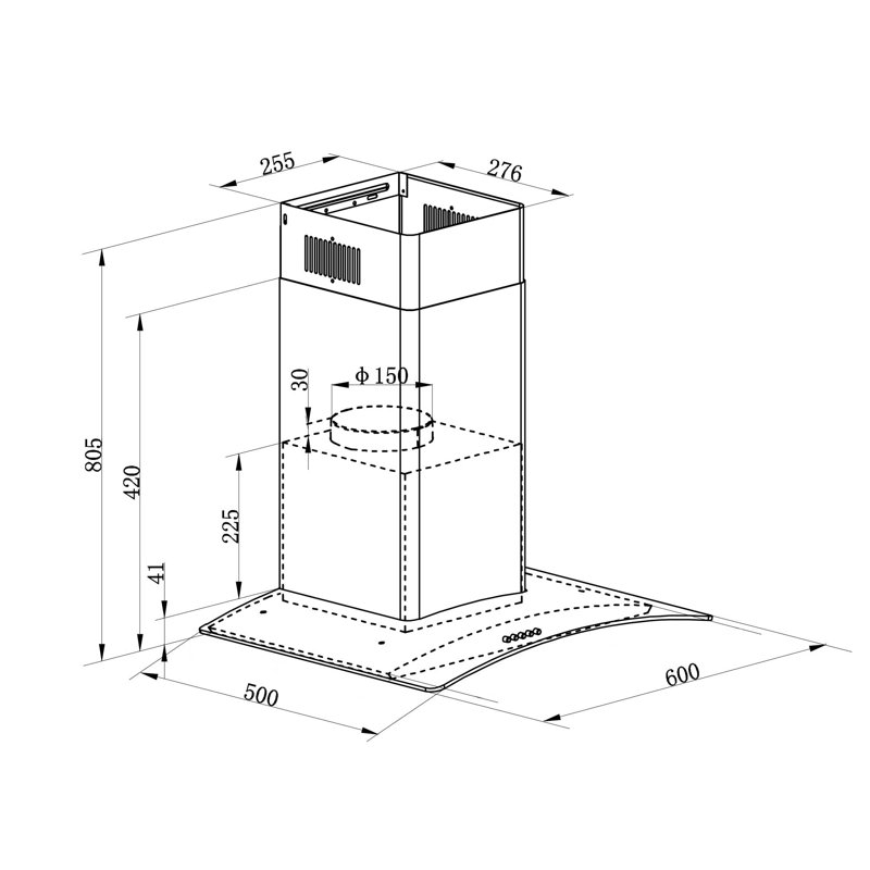 Wall Mount Range Hood