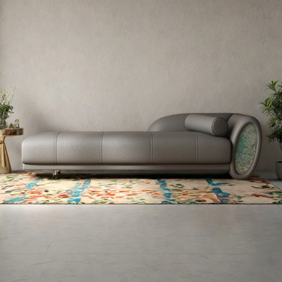 Living Room Faux leather Leisure Chaise Lounge