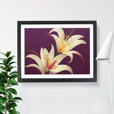 Dazzling Lily Flowers - Framed Print