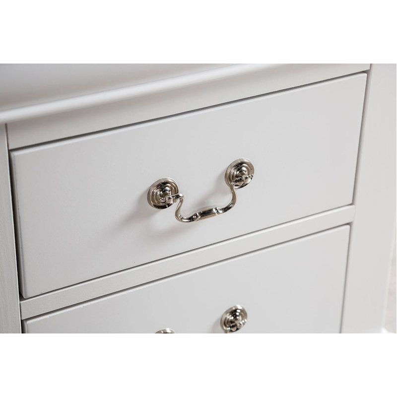 Table de chevet 1Pc, Blanc