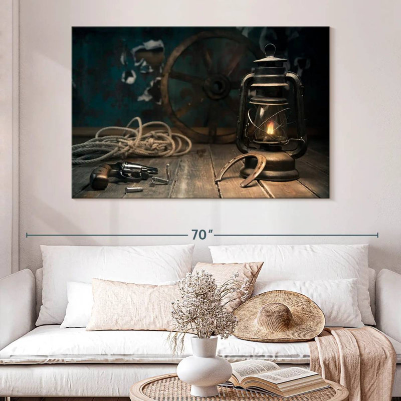 Lelar Western Style, 34" H x 51" W