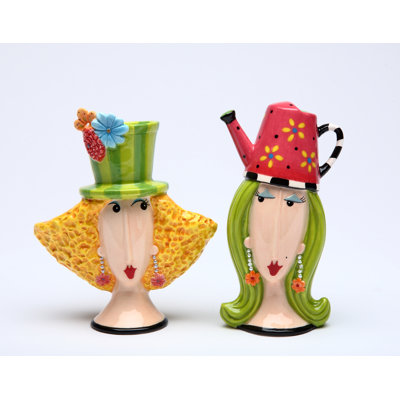 Ceramic Salt and Pepper Shaker Set