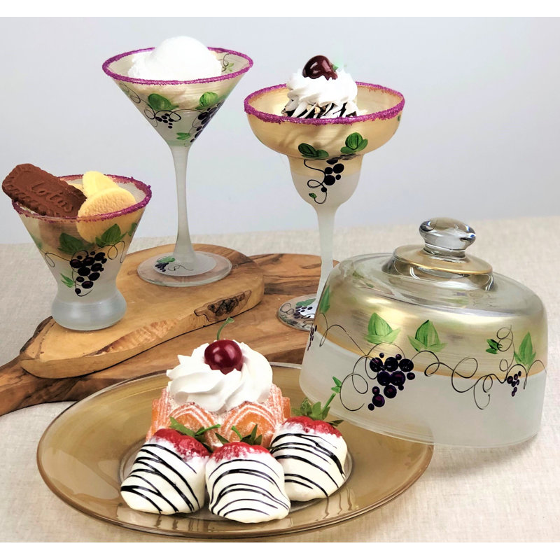 Grapes 'n Vines 12 oz. Margarita Glass