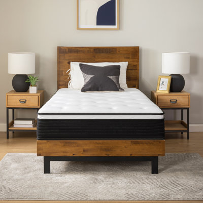Zinus 8" Medium Euro Top Innerspring Mattress