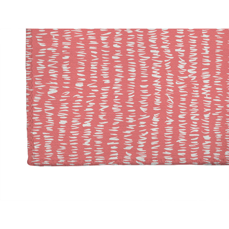Tapis de cuisine Crop Row, Vieux rose, Rectangle 5 pi x 7 pi