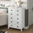Joelle 5-Drawer Dresser with Interlock Drawer Safety Feature, Pre-assembled Metal Roller Slide-904568011