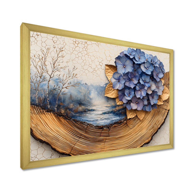 Isabelita hortensias sur un dessus de motif imprimé l 1E5262A0-098E-486D-A911-9078B29451Bf.png - Hortensia grand art mural