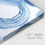 Blue Circle Study IV - Toile tendue avec châssis de qualité supérieure - Prêt à être accroché-628718537