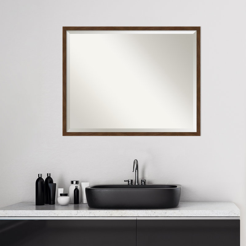 Miroir de salle de bain Speights, Brun, 23 po x 29 po