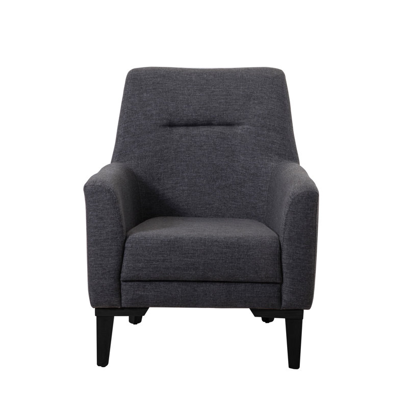 Sky Upholstered Side Chair, Black, Black
