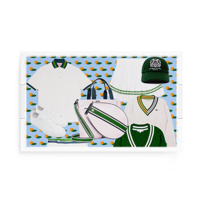 Plateau décoratif rectangulaire Tenniscore Fashion