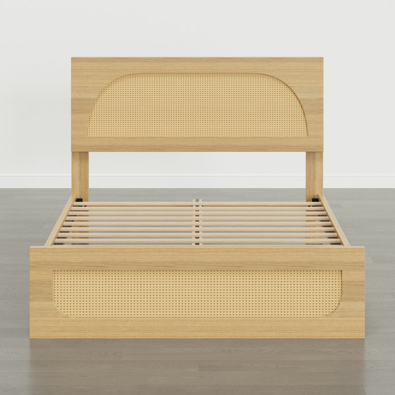 Lit en bois de rotin BOHO