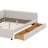 Queen Size Upholstered Platform Bed With USB And 2 Drawers-317837335