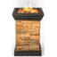 Aledra Square Polyresin Propane Smokeless Fire Column