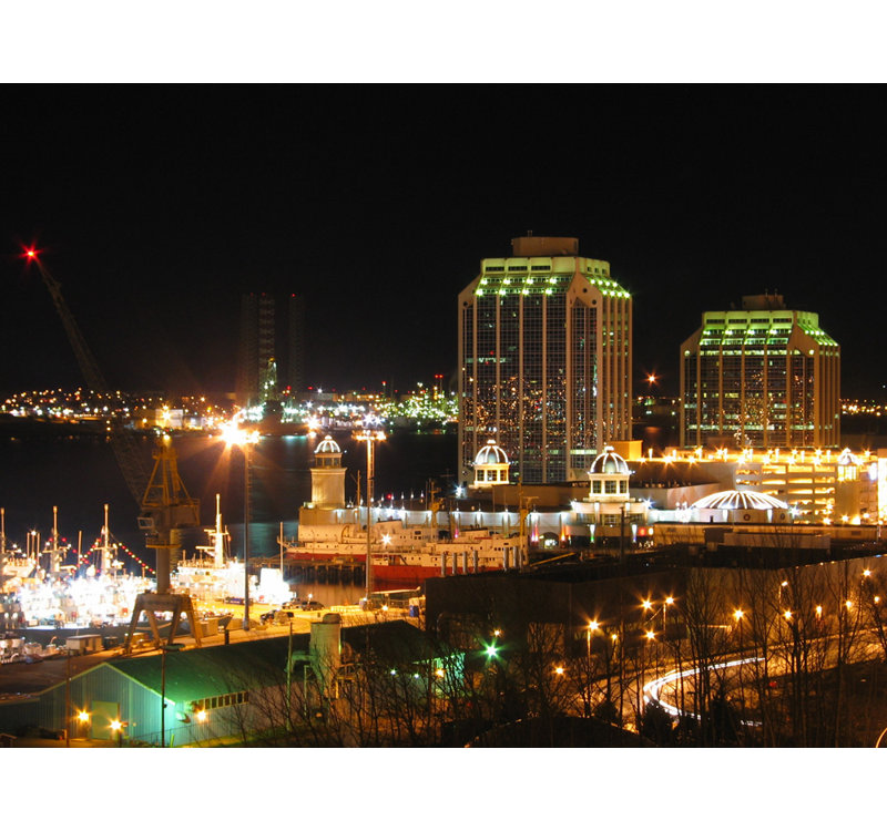 Halifax Cityscape, Nova Scotia, 14" H x 18" W