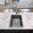 15'' L Undermount Single Bowl Granite Kitchen Sink-88560924