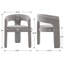 Chaise avec accoudoirs en fer Dalpat-492682809
