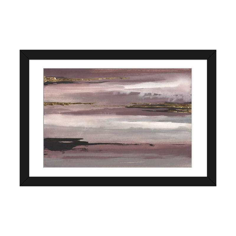 «Gilded Storm IV» par Chris Paschke, reproduction sur toile tendue sur châssis, H 16 po x l 24 po x P 1 po, Blanc