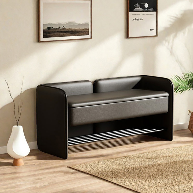 Tabouret à langer 55.1in, Noir, noir, noir, noir