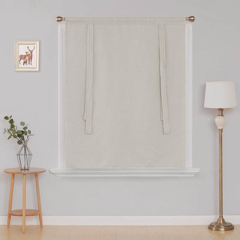 Nyshawn Blackout Curtain Pair, Cream