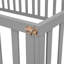 Structure de lit en bois avec clôture et porte-133537661-133537658