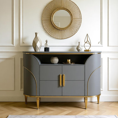 Minimalist entrance cabinet
