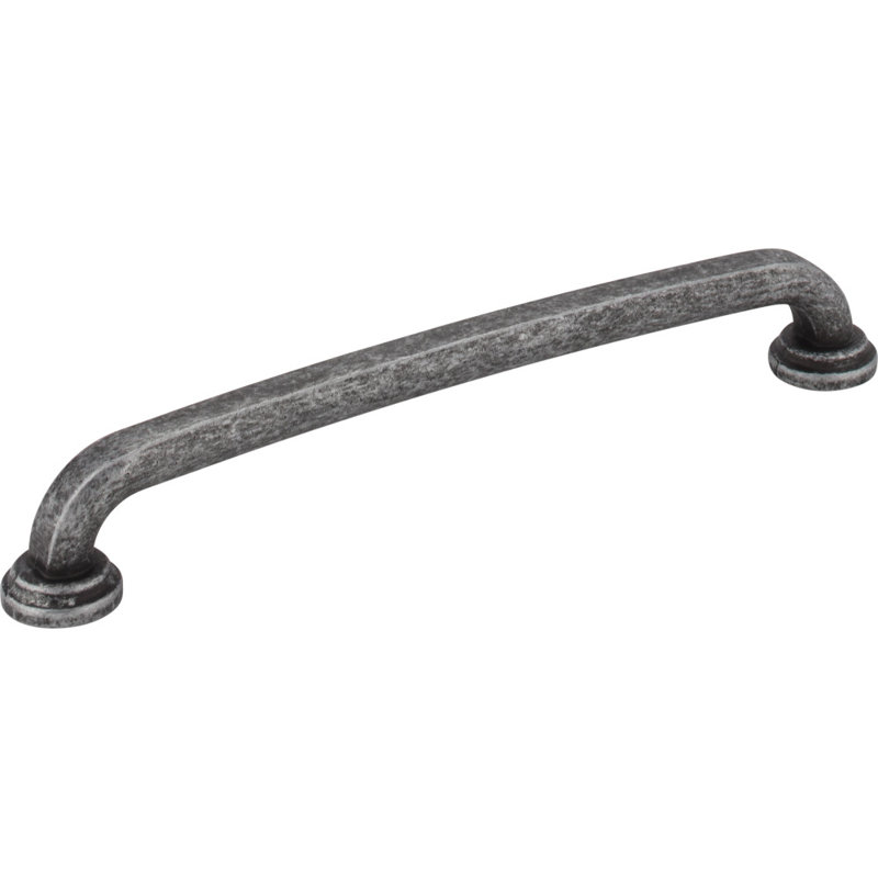 Bremen I Bar Pull, Distressed Antique Silver, 6 5/16"