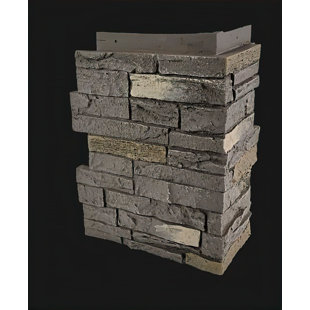 Grand coin extérieur Slatestone - 15,25 po x 11,5 po x 1,75 po
