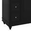 Meuble-lavabo 36 po sans lavabo, base d'armoire seulement, armoires en bois massif avec 4 tiroirs et 1 porte d'armoire, tablettes réglables