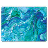 Chop Chop Blue Fluidity 1 Pack Designer Flexible Cutting Mat 15 Inch By 11.5 Inch