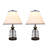 Ensemble de lampes de table 22 po Yamamoto