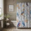 Rideau de douche standard 1 pièce Feathered Blossoms-1760070312