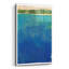  «Island Escape 1» par Laura Gibson, art mural en verre acrylique, 12 po x 16 po