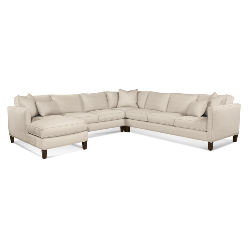 Sectional, Java, Basic Blue; 0317-63, Left Hand Facing