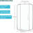 Brushed Nickel Semi- -angle Shower Enclosure, 34-1/8" X 72" - Fashionable Bathroom Choice Door 72", Functional Enhancement