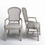 Boheme Gaston Metal Back Arm Chair