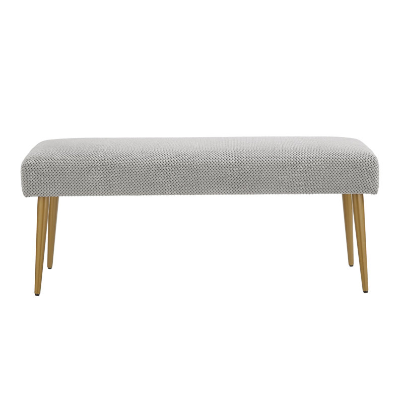 Benbrook Upholstered Bench, Grey