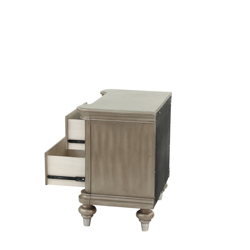 Table de chevet en champagne
