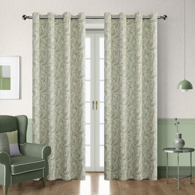 Rideaux occultant à 80% pour la chambre à coucher, rideaux en jade de 84 po de longueur pour le salon, rideaux à oeillets à isolation thermique, 2 panneaux