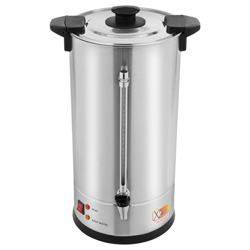 Urne à café 25L / 6,6 gallons, Argent argent