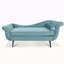Chaise longue avec accoudoirs à volutes-341976530